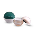 High quality ball shape cosmetic cream jar acrylic